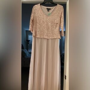 Candalite Petite sequin Gown SIZE Medium, NWT